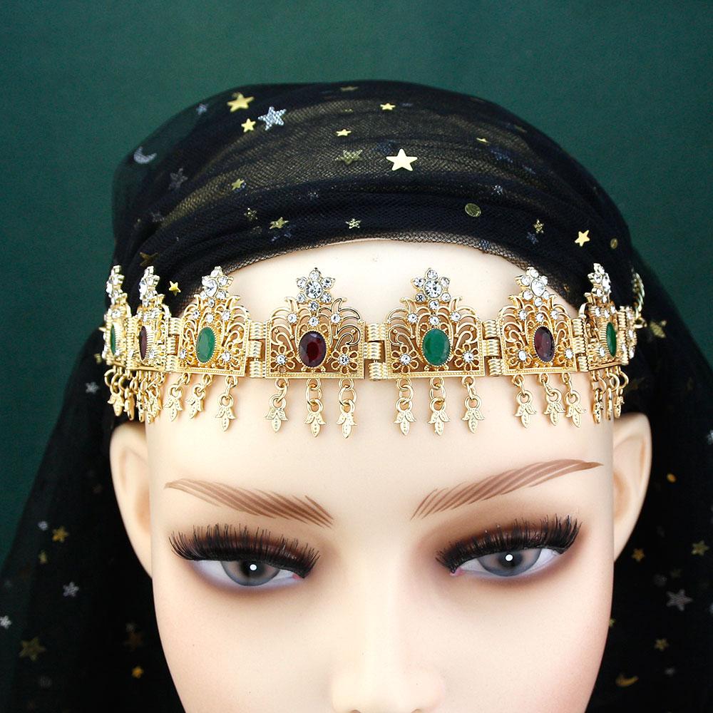 Lant Frunte Bentita Coroana Mireasa Lant Par Femei Nunta Bijuterii Piese Par