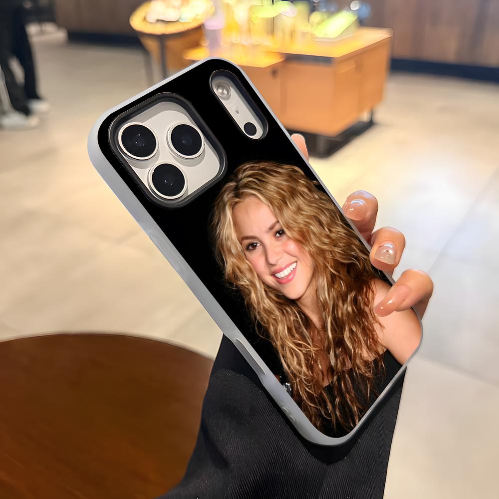 Singer Famous S-Shakira Phone Case For IPhone 17 Air 16 E 15 14 Plus 13 12 11 Pro Max Jelly 2 In 1 Protective Case