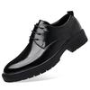 Solid Color Business Casual Shoes for Men Spring Autumn New Designer Dress Shoes Male Fashion Groom's Wedding Shoe Man