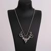 Men's Hip Hop Necklace Deer Pendant - Punk Vintage Street Couple Accessories - Cool Fashion Jewelry for Men and Women