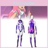 Teen Titans Starfire Cosplay Jumpsuit Halloween Costume For Adults Kids 3d Print Stretchable Breathable Fabric