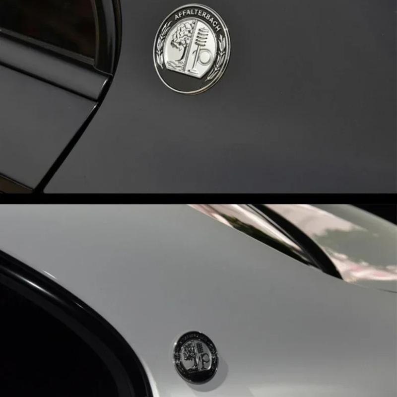 1Pc Emblem Sticker AFFALTERBACH Hood Sticker Windows Sticker for GLA CLA W205 W212 GLC W464 W463 57mm