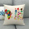 A Simple Sketch Of The Beautiful Earth Digital Printing Short Plush Pillow Covers For Car Sofa Office Cushion Cover Home Goods