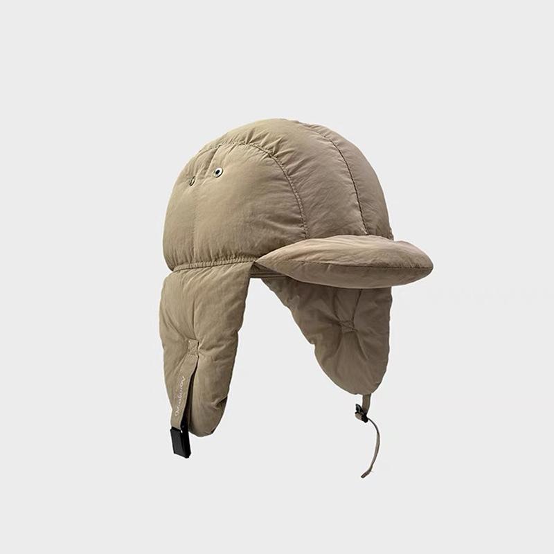 

Легкая пуховая хлопковая кепка Lei Feng для мужчин и женщин, зимняя теплая защитная кепка для байкера, утолщенная бархатная кепка One Size хаки