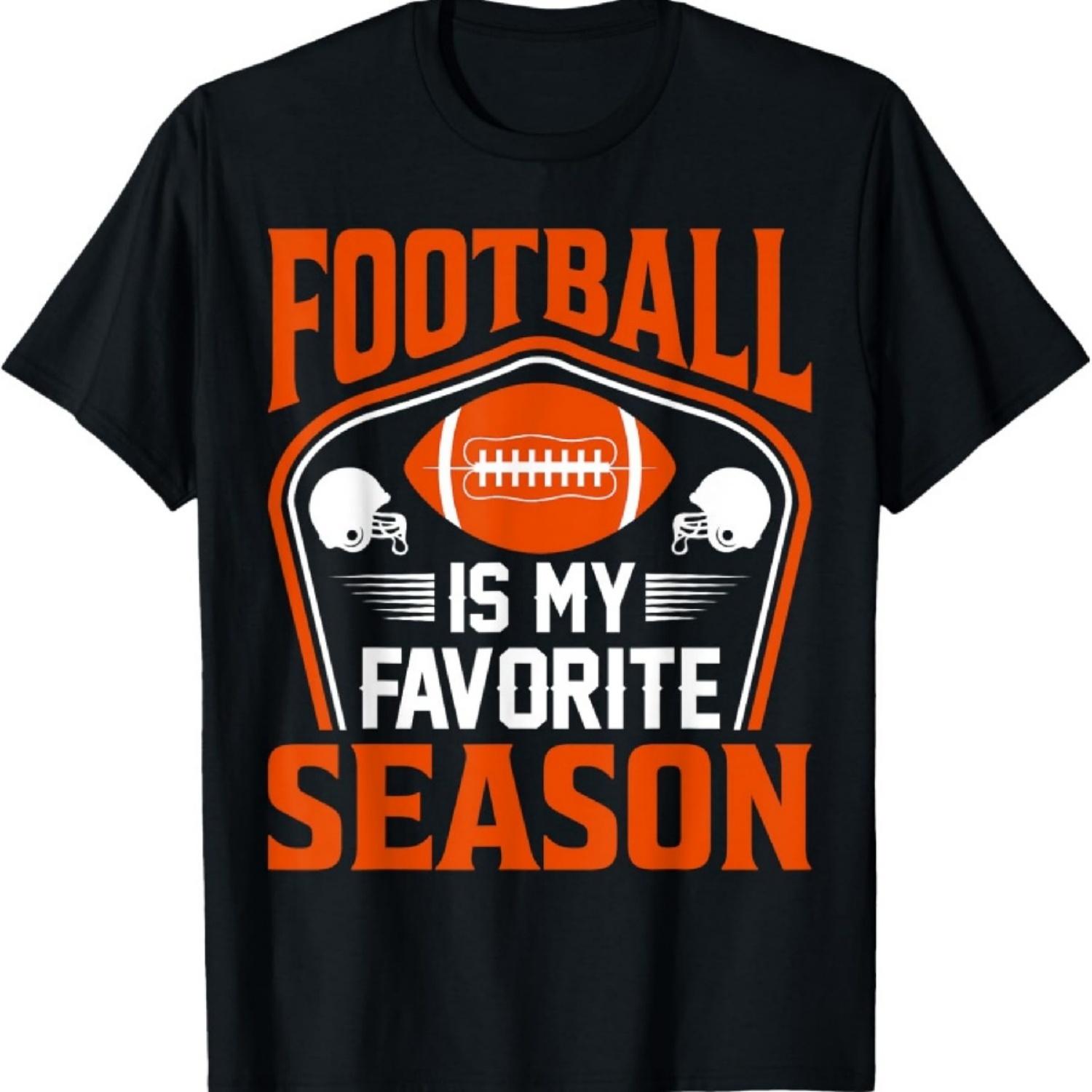 

Football Is My Favorite Season - American Football T-Shirt M чорний