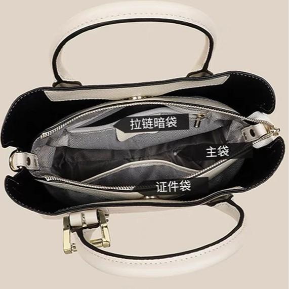 Leather women's bag shoulder bag girls' high-end sense new crocodile pattern tote bag women's versatile fashion messenger bag