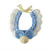 Pet Scarf, Knitted Cute Accessory for Felines Dogs XS Blue