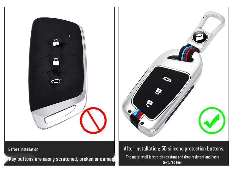 Compatible Baojun Key Cover for Kiwi/RS3/RS5/RS6/RS7/5EV/E200 Models
