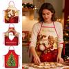 Holiday Aprons Tool Accessories Christmas Kitchen Cooking Apron For Men Women Bakers Wife Husband Family Baking Gardening Sewing
