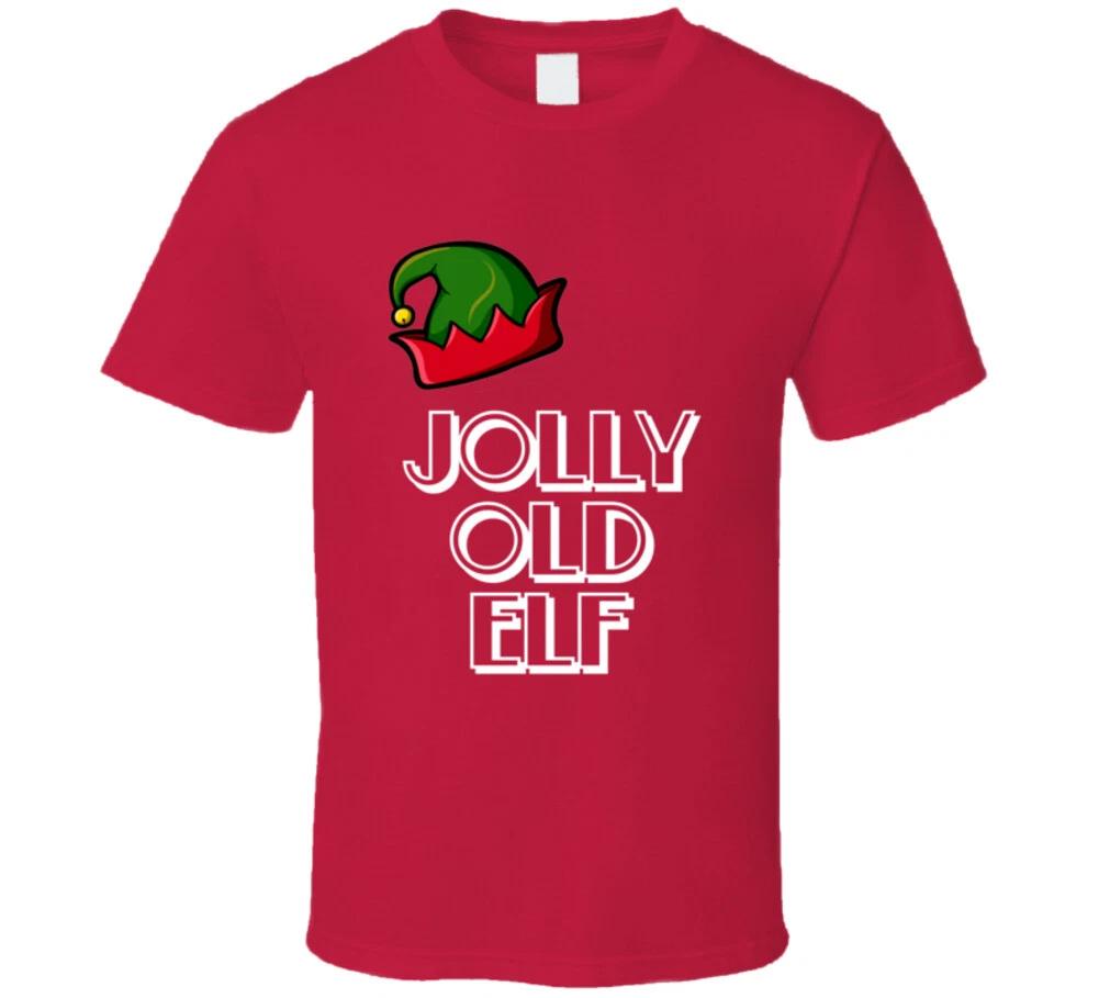 

Jolly Old Elf Funny Christmas Santa Gift T Shirt 2XL