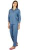 Bimba Womens Cotton Night Wear Printed Pajama Set Full Sleeve Shirt with