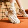 Anta Nut 2.0 Trendy Sports Non-Slip Wear-Resistant Low-Top Dad Shoes Women Sneakers White Brown 122518891-1
