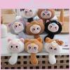 Whimsical Keychain Plush Toy Adorable Cartoon Doll Soft Pp Cotton Design Filled