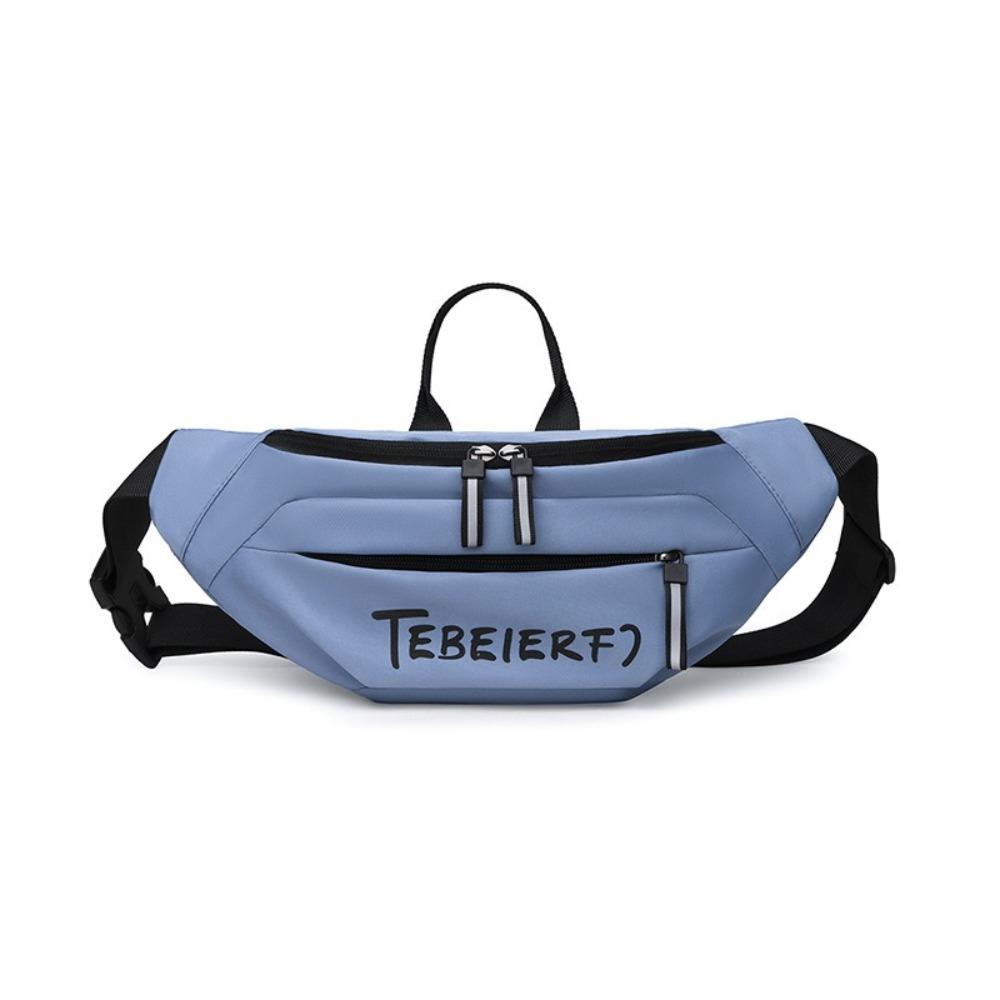 Waterproof Outdoor Waist Bag Large Capacity Sports Walking Bag Simple Men Chest Bag Riding
