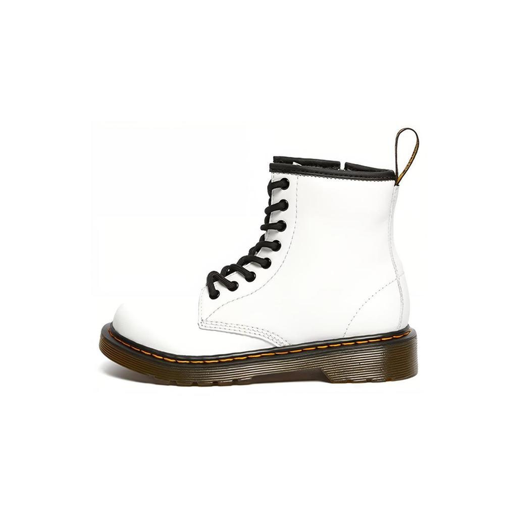 Dr. Martens 1460 Comfortable Versatile Shock-Absorbing Durable Boots Kids Boots White 25634100