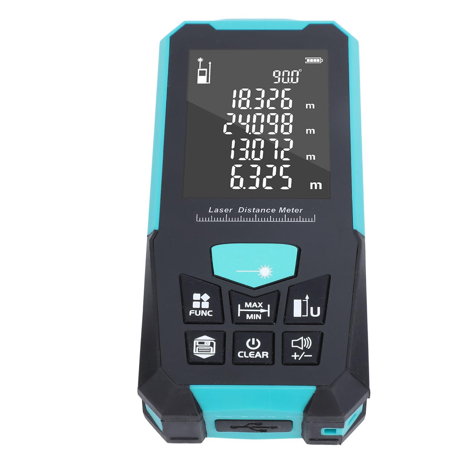 

Лазерный дальномер 0,05100 м 2,4-дюймовый ЖК-экран с подсветкой IP54 Водонепроницаемый перезаряжаемый цифровой лазер