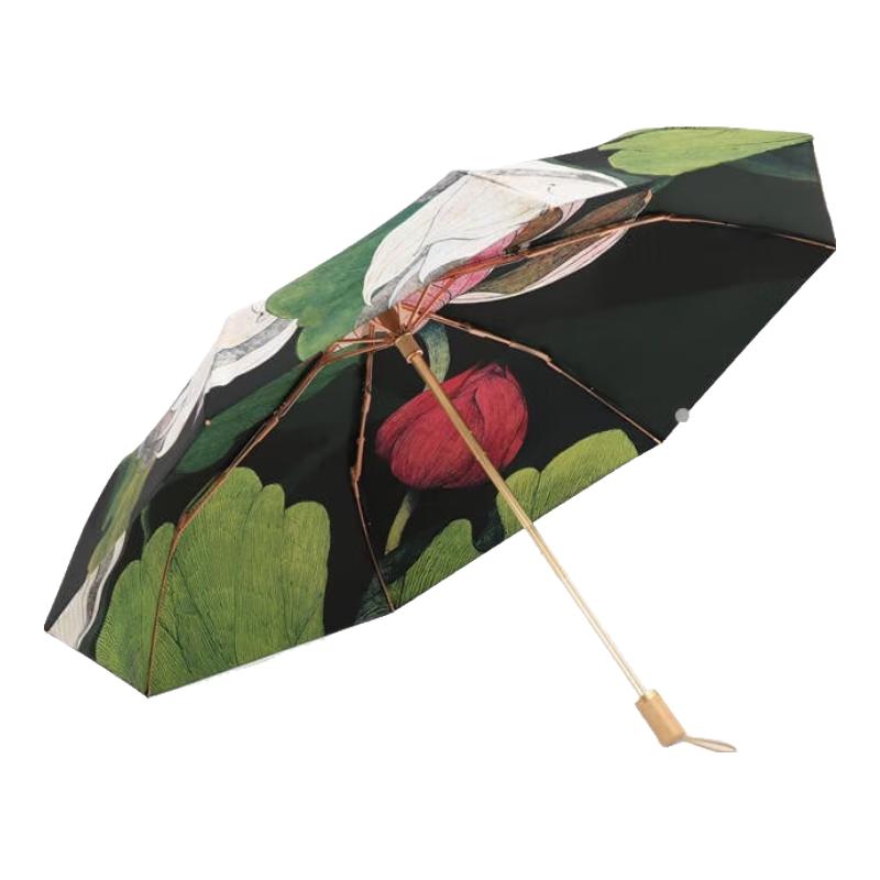 Paradise Double-Layer National Style UV Protection Folding Umbrella