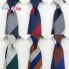 Cravatta da uomo con motivo PaisleyTies a righe alla moda da 3,15 pollici per matrimonio