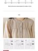 Summer Cotton Linen Casual Women's Blouse - Lightweight, Loose, and Slimming Seven-Sleeve Sunscreen Top