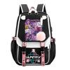 Large Capacity Schoolbag with Shoulder Strap; Student Three-piece Pencil Case Set