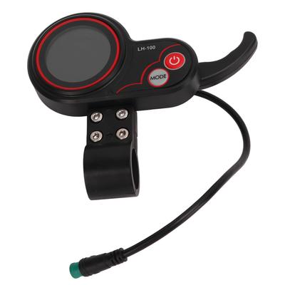Electric Bicycle LCD Display Meter with 5P Waterproof Connector 24V 36V 48V 60V Control Panel for 22.2mm Electric