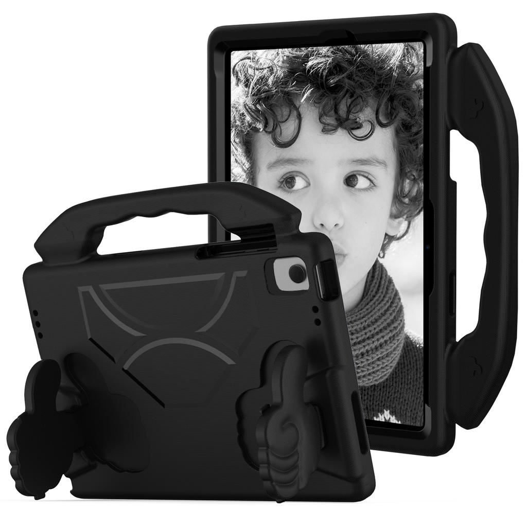 Für Samsung Galaxy Tab A9+ Schutzhülle Anti-Sturz EVA Tablet-Hülle mit Daumenaufsteller