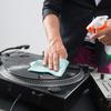 Winyle z włókna węglowego Szczotka do czyszczenia płyt Winylu Antystatyczny Ergonomiczny uchwyt do płyt LP i CD