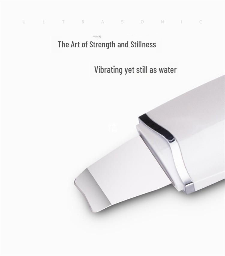 Ultrasonic Ion Skin Scraper: Rechargeable Beauty Instrument for Household Cleansing and Skin Maintenance.