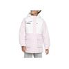 Kids Mid-Length Color Block Hooded Zip-Up Casual Jacket Kids Jackets Foam-Pink FV3043-663