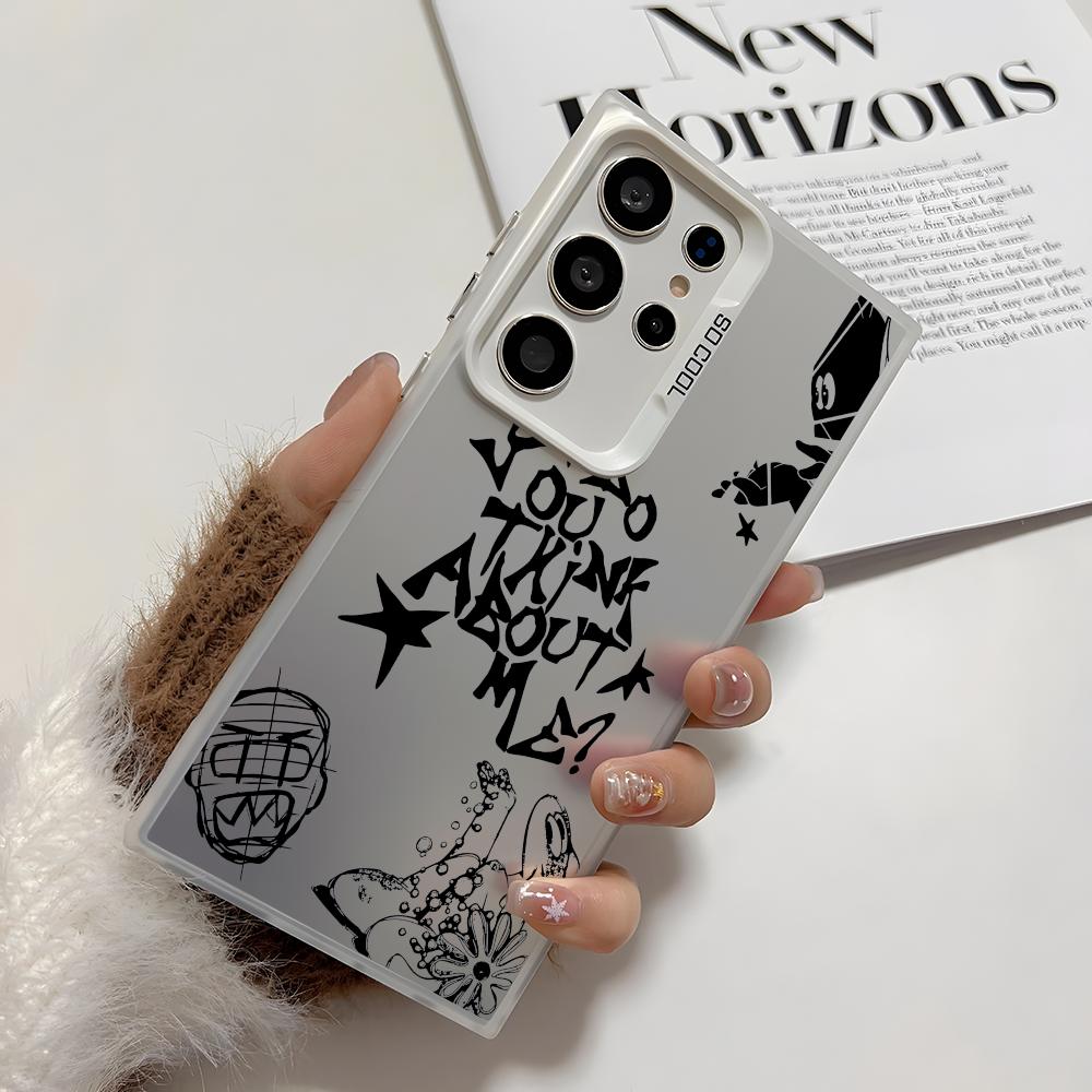 Epc ATP Album By Nsqk Phone Case For Samsung Galaxy S25 Edge S24 S23 S22 S21 S20 Ultra Funda Silicone Silver Cover