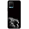 Für vivo Y33s Hülle Y 33s Silikon Weich Bemalt Katze Schwarze Hüllen für Vivo V2109 Y33S Rückseite TPU Hülle für VIVOY33s Cartoon