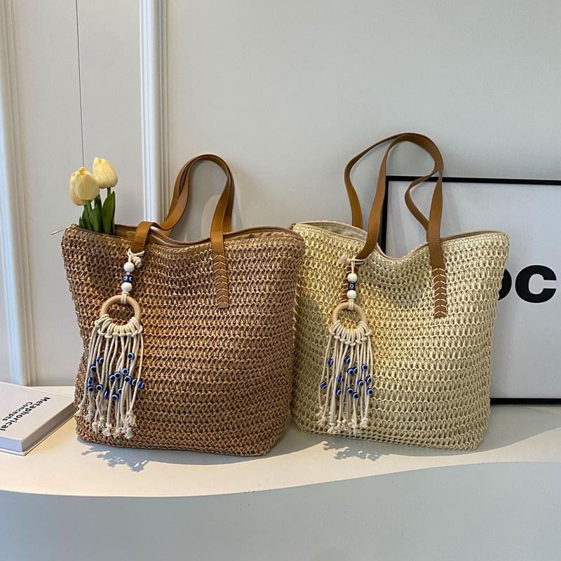 Женская тканая сумка большой емкости для подмышек — фото 14