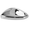 Car Left Side Rearview Mirror Cover Trim Cap Fit For Peugeot 208 2008 2012- Silver Chrome Plastic