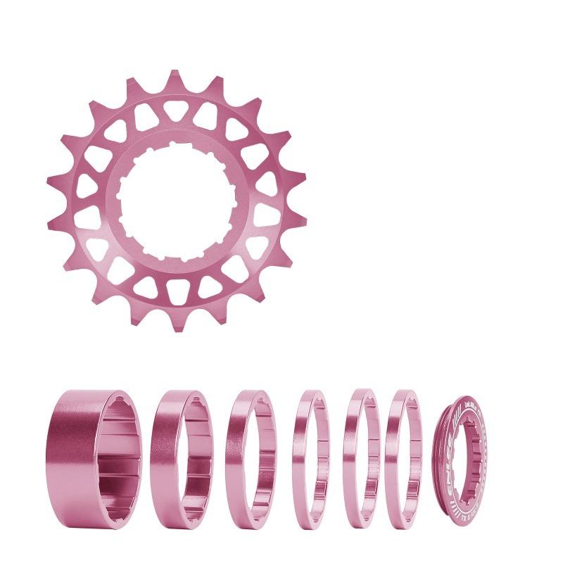 ENELL Single Speed Flywheel Conversion Kit 18T HG Cassette Cog MTB Road Bike Sprocket for Freewheel Chain Bicycle Freewheel