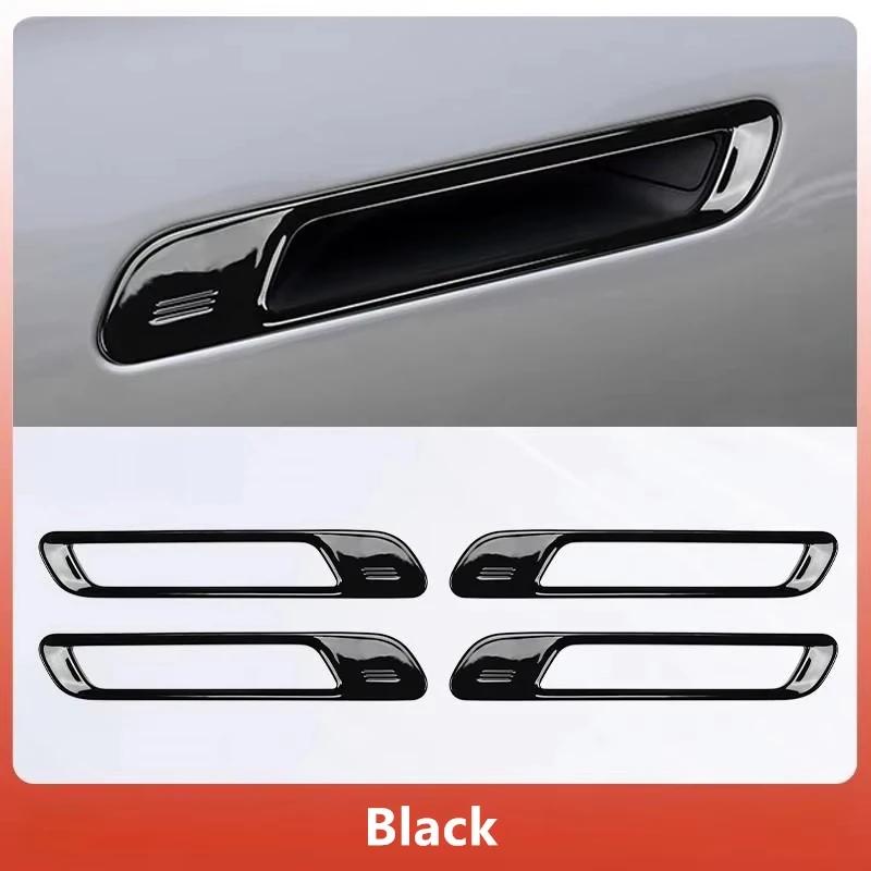 4pcs Car Door Handle Cover Door Handle Bowl Sticker Protector Anti-scratch Cover Trim For BMW 7 Series I7 G70 2026-2026