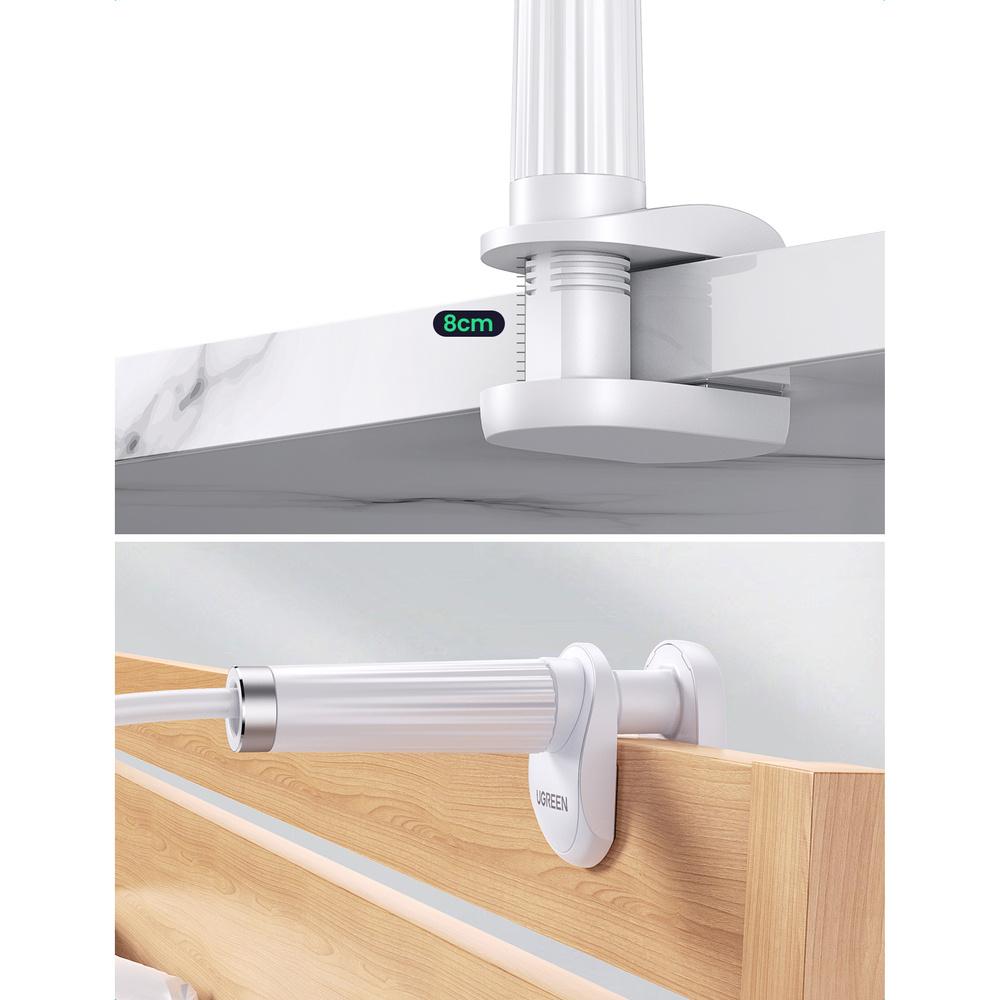 Ugreen Universal Adjustable Stand with Flexible Arm for Smartphones & Tablets, Supports Devices Up To 12cm Wide (Model 30488 LP113)