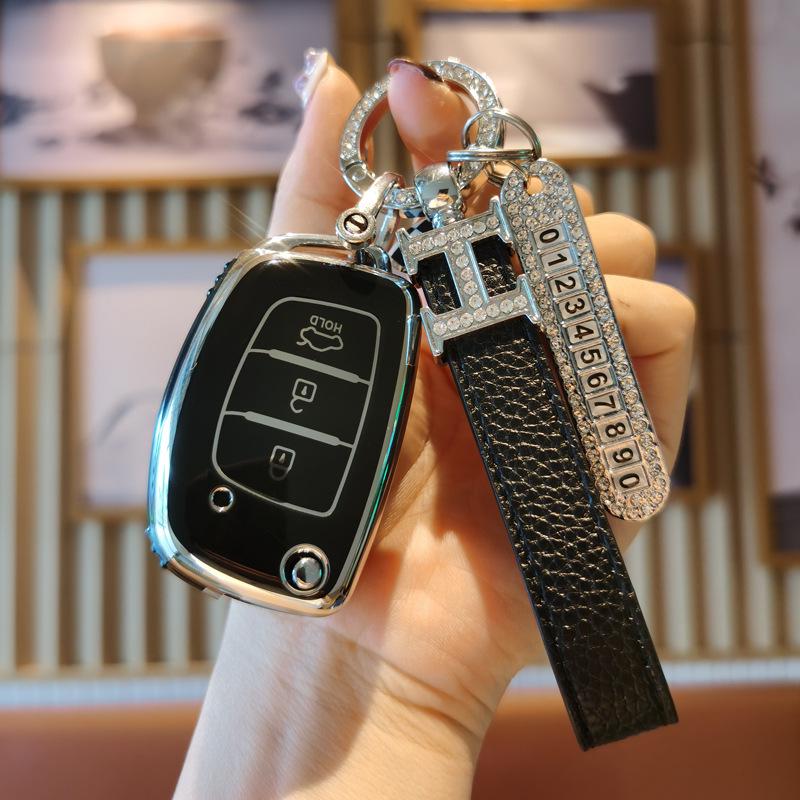 Hyundai Car Key Cover for IX35, Mistra, 7th Gen Elantra, Verna, IX25