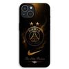Case For iPhone 15 PSG Double Champion and Proud, Black and Gold Maniacase