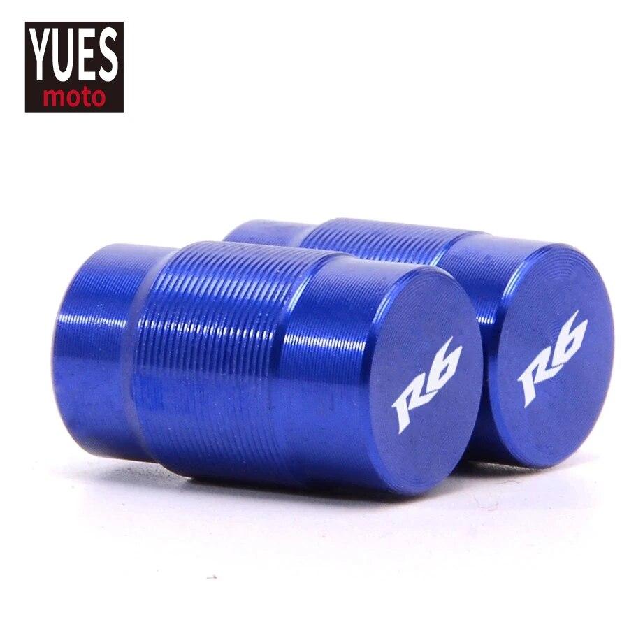 

Аксессуары для мотоциклов, универсальные детали, колпачки для клапанов колес с ЧПУ, крышка для YAMAHA YZF R6 1998-2016 2017 2018 синий