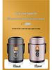Large Capacity 304 Stainless Steel Double-Layer Insulated Lunch Box with Lid - Food Grade for Office Workers and Students