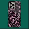 Black lace print New Hot Phone Case For iPhone 16,15,14,13,12,11,Plus,Pro,Max,Mini Soft Magesafe Magnetic Wireless Charge