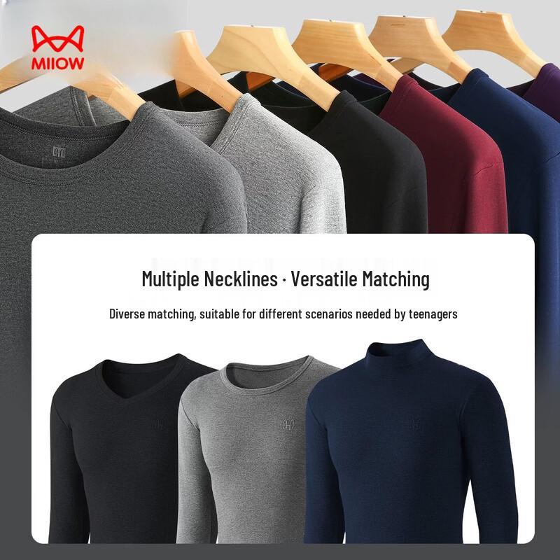 Miiow Men's Cotton Thermal Underwear Set