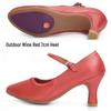 Women's Soft Sole Ballroom & Square Dance Shoes - Ox Tendon Sole for Modern Latin and Waltz.