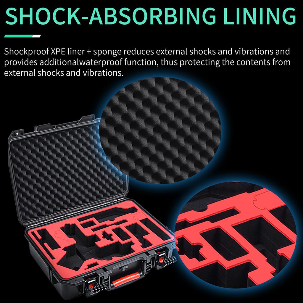 Waterproof Storage Bag Carrying Case for Flight Camera Explosion Proof Box Hard Case Pouches Stylishs &Convenient Bag