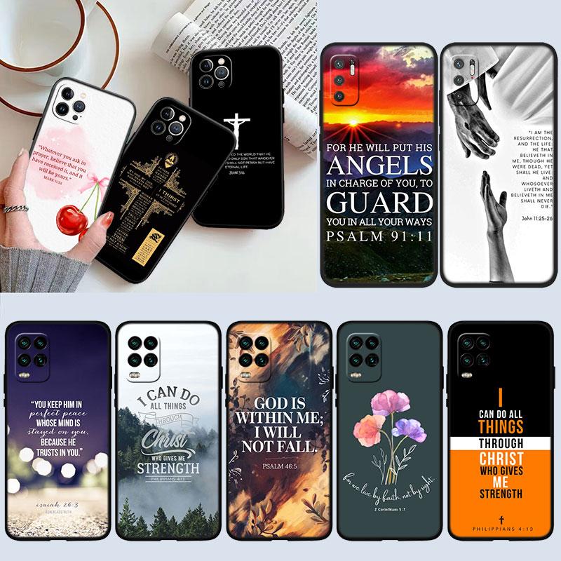 IK14 Bible verse Phone Case for OPPO A40 A60 A80 A15 A16 A16K A12 A17 A17K A54 A54S A53 A53S A55 A56 A57 A98 F23