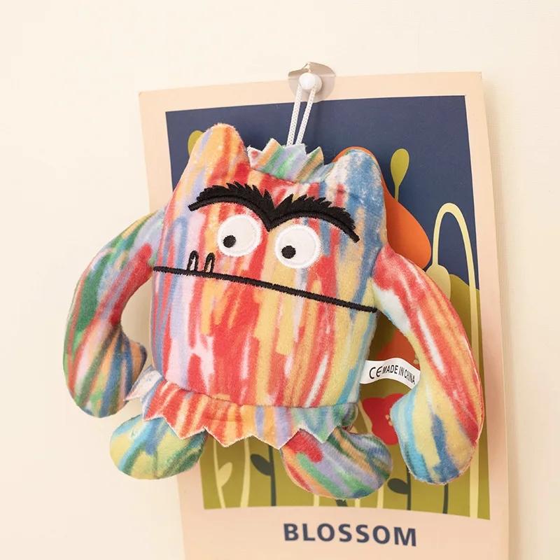 Nowe 15/25/35cm Kreskówkowe Urocze Zabawne Demon Duża Paszcza Potwór Pluszowe Zabawki Wypchane Anime Kolorowe Lalki dla Dzieci Urodziny Halloween Party Prezenty