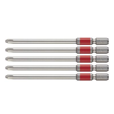 40V Compatible Hard X Set of GS5P2100D Single-Head Bits, +2 100, 5,