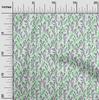 oneOone Cotton Flex Green Fabric Leaves & Clover Sewing Craft Projects Fabric Prints By Yard 40 Inch
