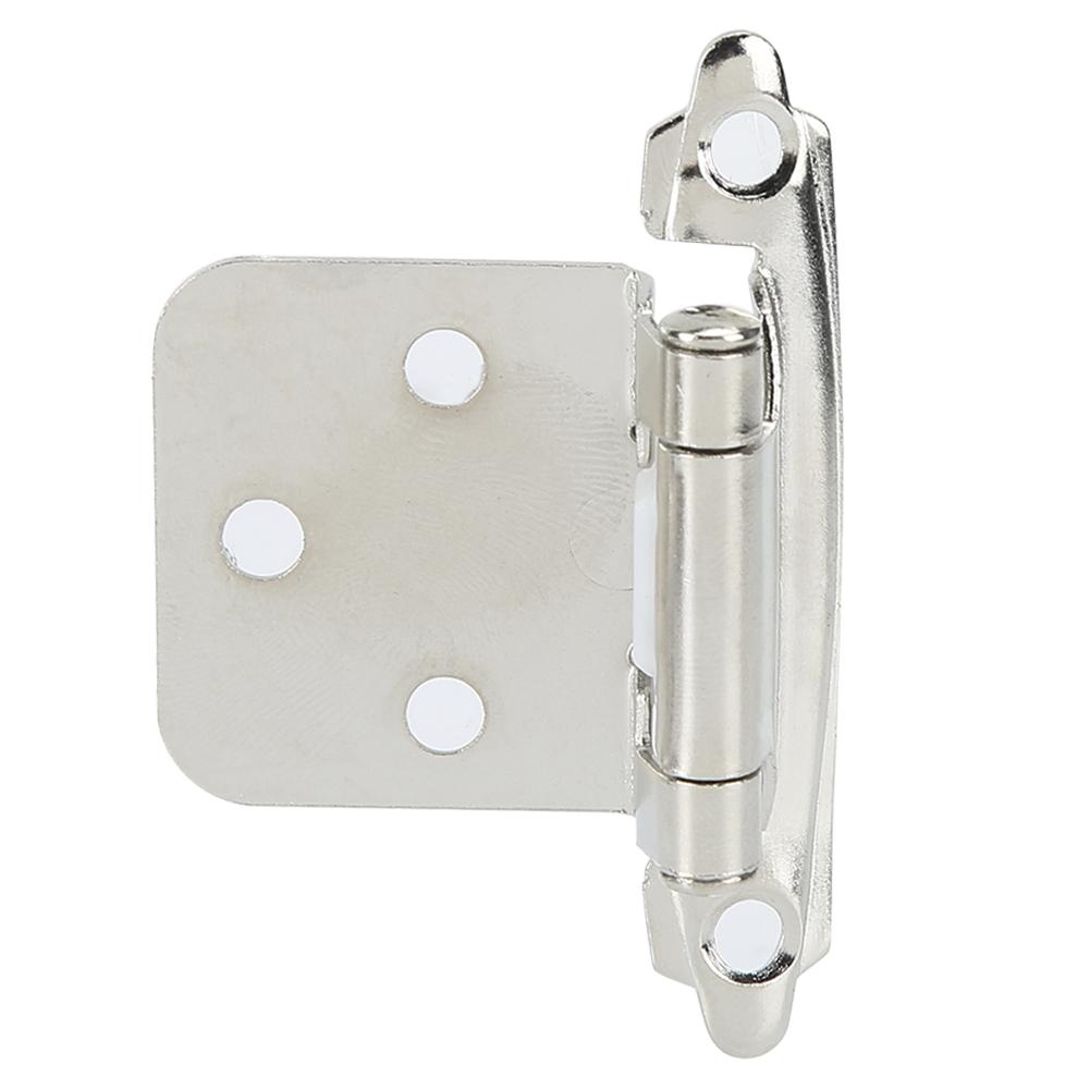 Self Closing Hinges Kit with Round Knob Handle Folding Hardware Accessory for Trailer RV Furniture