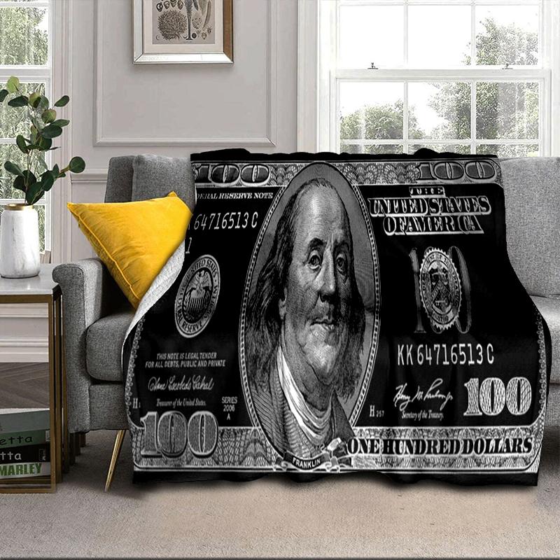 Money Never Sleeps Blanket Flannel Blanket Throw Blanket Sofa Cover Blanket Soft Premium Blanket Picnic Blanket Tv Blanket Gifts